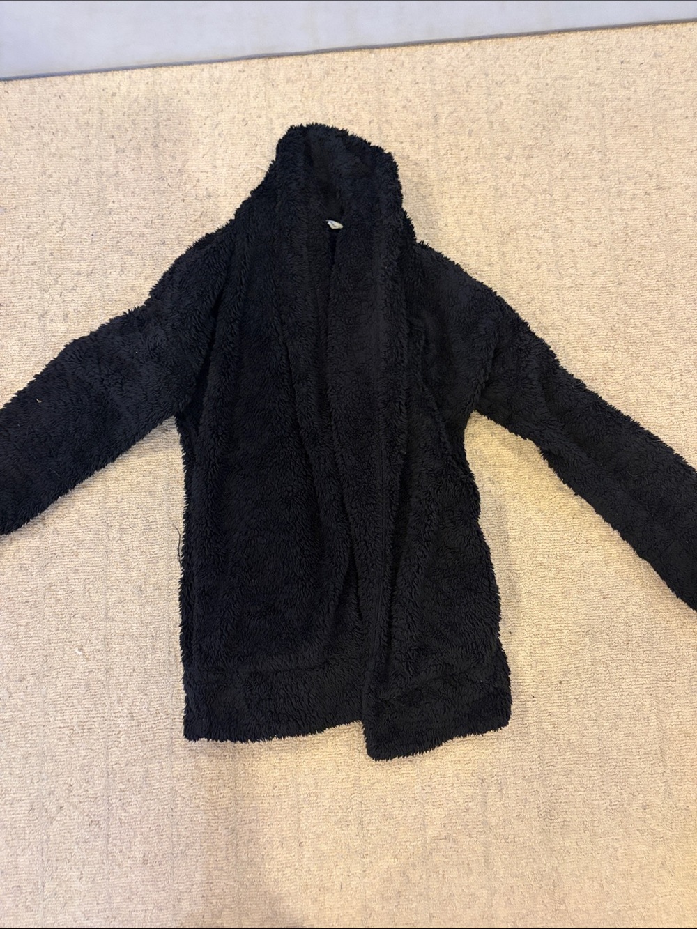 Women’s Black Sherpa Fleece Jacket